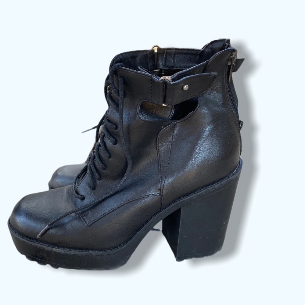 JOW BOXER black rock abkle boots 10 - Picture 2 of 8